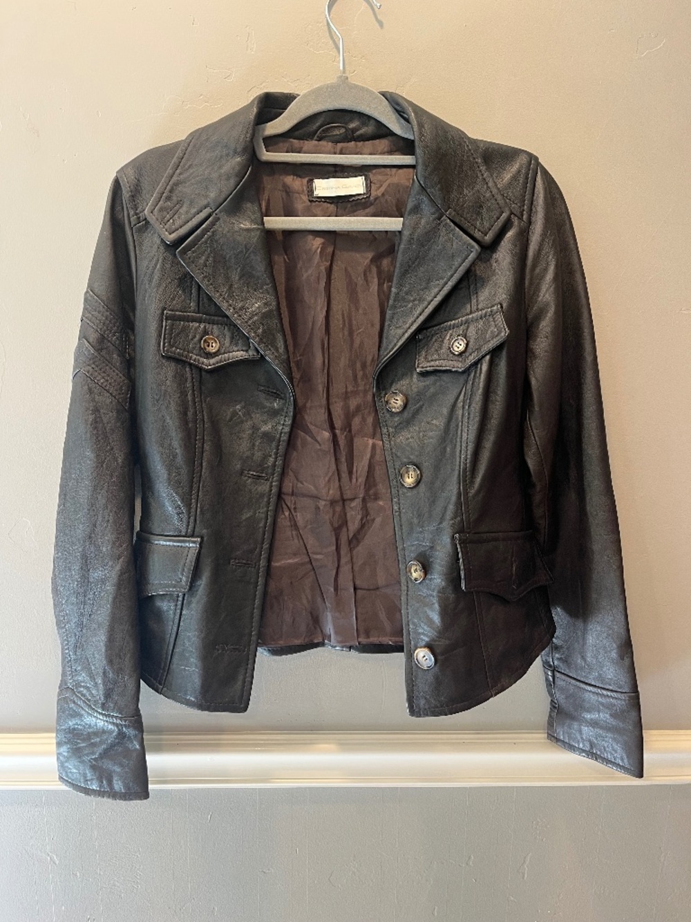 Vintage Italian leather jacket